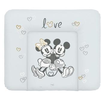 CEBA Podložka přebalovací měkká na komodu (85x72) Disney Minnie & Mickey Grey