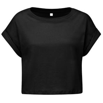 Mantis Dámské crop top tričko - Černá | XL