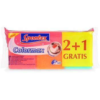 SPONTEX Colormax houbička na nádobí 3 ks (9001378700593)