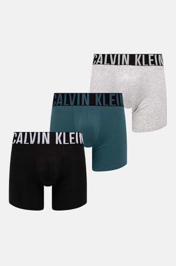 Boxerky Calvin Klein Underwear 3-pack pánské, černá barva, 000NB3609A