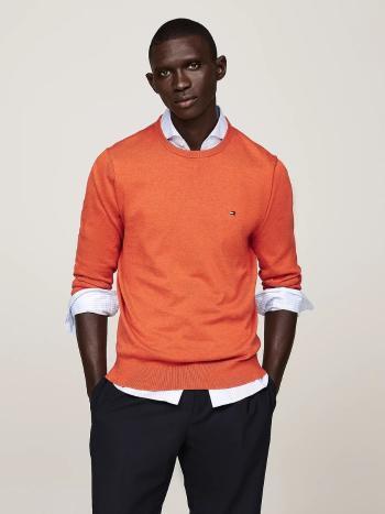 Tommy Hilfiger pánský oranžový svetr