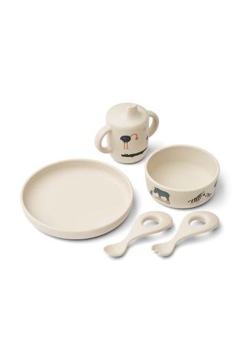 Sada pro miminko Liewood Ryle Printed Tableware Set