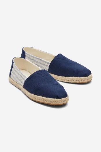 Espadrilky Toms Alpargata Rope tmavomodrá barva