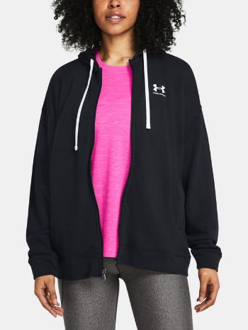 Under Armour UA Rival Terry OS FZ Hooded Mikina Černá