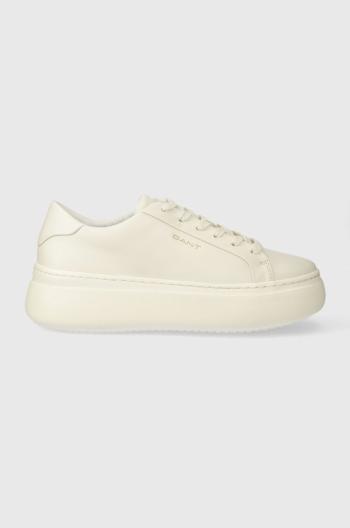 Kožené sneakers boty Gant Jennise bílá barva, 28531491.G29