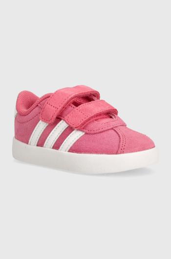 Dětské sneakers boty adidas VL COURT 3.0 CF růžová barva, IH4957