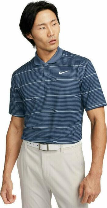 Nike Dri-Fit Victory+ Mens Midnight Navy/Diffused Blue/White XL Polo košile