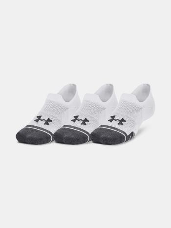 Under Armour UA Performance Tech Ult Ponožky 3 páry Bílá