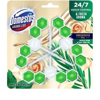 DOMESTOS Aroma Lux White Rose & Tea Tree Oil 3× 55 g (8720182068590)