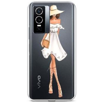 TopQ Kryt Vivo Y76 5G silikon Lady 5 72517 (Sun-72517)