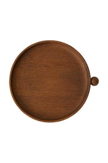 OYOY dekoratív tálca Inka 22 x 20 x 2,5 cm barna