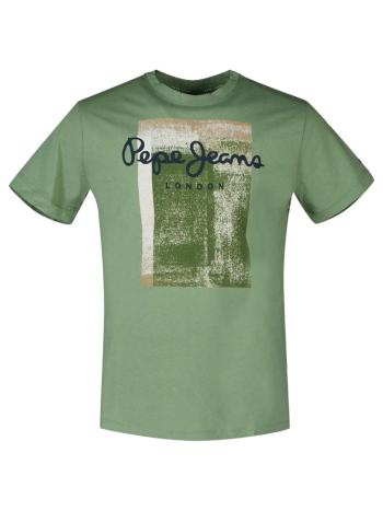 Pepe Jeans pánské zelené tričko Sawyer - S (674)