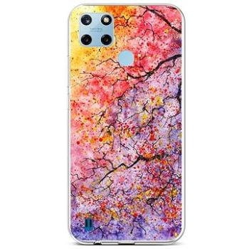 TopQ Kryt Realme C25Y silikon Abstract Tree 70624 (Sun-70624)