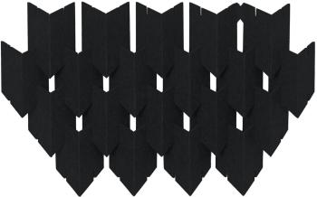 Mega Acoustic DART-PET 12 Pieces Black Absorpční penový panel