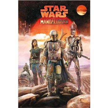 Star wars - Hvězdné války Tv Seriál The Mandalorian - Crew  - plakát (8435497232665)