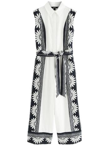 Next Kezeslábas 'zum Binden'  fekete / fehér