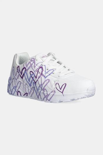 Dětské sneakers boty Skechers UNO LITE bílá barva, 314064L