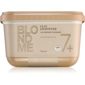 Schwarzkopf Professional Pudră de iluminare cu conținut de argilă BLONDME Bond Enforcing (Premium Clay Lightener) 350 g