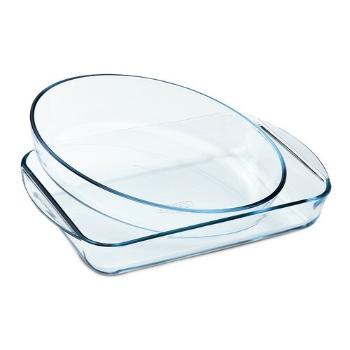 Set de vase de copt din sticlă Pyrex 2 buc, 2,7 l+ 2,2 l