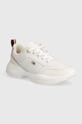 Sneakers boty Tommy Hilfiger CHUNKY RUNNER bílá barva, FW0FW07818