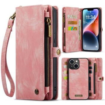 WALLET Ochranný kryt s peňaženkou 2v1 pre Apple iPhone 14 Plus ružový