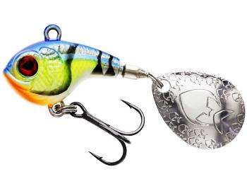 Westin nástraha dropbite spin tail jig chartreuse blue craw - 3,4 cm 17 g