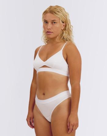 Organic Basics Soft Touch Thong White XS