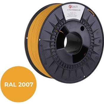 C-TECH filament PREMIUM LINE PLA luminiscenční světlá oranžová RAL2007 (3DF-P-PLA1.75-2007)