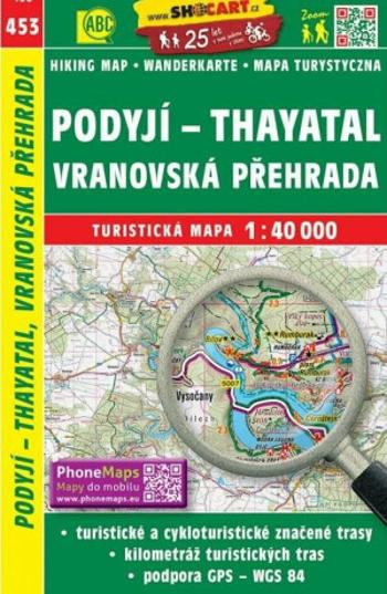 SC 453 Podyjí, Thayatal, Vranovská přehrada 1:40 000