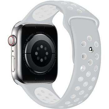 Eternico Sporty pro Apple Watch 38mm / 40mm / 41mm  Cloud White and Gray     (AET-AWSP-WhGr-38)