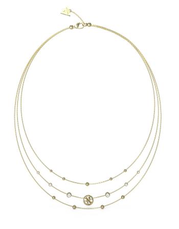 Guess Trojitý pozlacený náhrdelník Perfect Illusion JUBN03376JWYGT