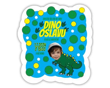 Personal Personalizované pozvánky 6 ks - Dinosaury