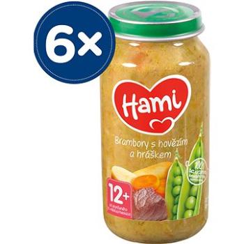 Hami Brambory s hovězím a hráškem 6× 250 g (5900852929977)