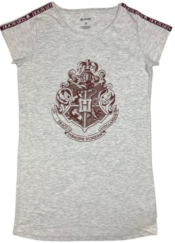 Eplus Dámské tričko - Harry Potter Bradavice šedé Velikost - dospělý: XL