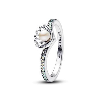 Pandora Stříbrný prsten Lastura princezny Ariel Disney 193654C01 54 mm