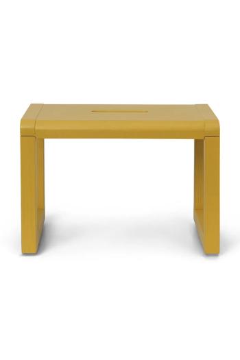 Stolík ferm LIVING Little Architect Stool žltá farba