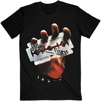 Judas Priest Tričko British Steel Unisex Black 2XL