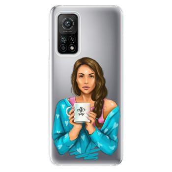 Odolné silikonové pouzdro iSaprio - Coffe Now - Brunette - Xiaomi Mi 10T / Mi 10T Pro