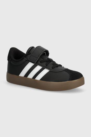 Dětské sneakers boty adidas VL COURT 3.0 EL C černá barva