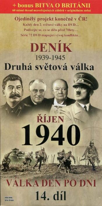 Deník 2. světové války (14. díl) - říjen 1940 (DVD) (papírový obal)