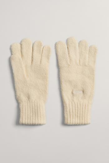 RUKAVICE GANT D1. SOFT MIX RIB KNITTED GLOVES CREAM