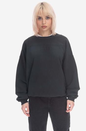 Bavlněná mikina Guess Classic Logo Crewneck M2BQ01KBB40 pánská, černá barva, hladká