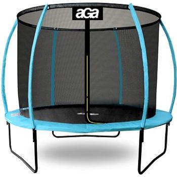 Aga Trampolína 180 cm Světle modrá + ochranná síť (K14681)