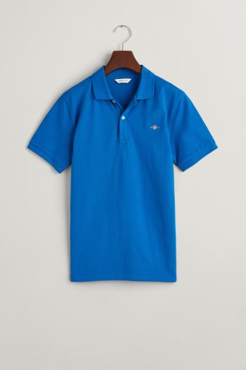 POLOKOŠILE GANT SHIELD SS PIQUE LAPIS BLUE