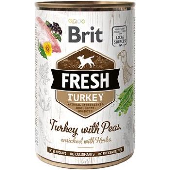 Brit Fresh turkey with peas 400 g  (8595602533817)