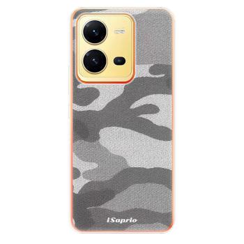 Odolné silikonové pouzdro iSaprio - Gray Camuflage 02 - Vivo X80 Lite 5G