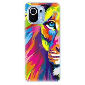 Odolné silikonové pouzdro iSaprio - Rainbow Lion - Xiaomi Mi 11