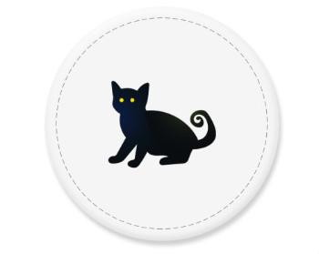 Placka magnet Halloween cat