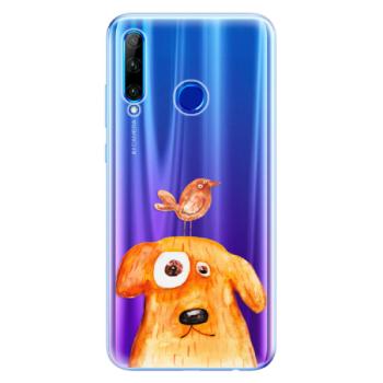 Odolné silikonové pouzdro iSaprio - Dog And Bird - Huawei Honor 20 Lite