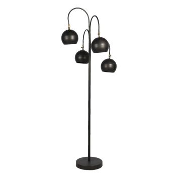 Stojací černá lampa se 4 stínidly Sappheire – Ø 50*175 cm 5LMP634